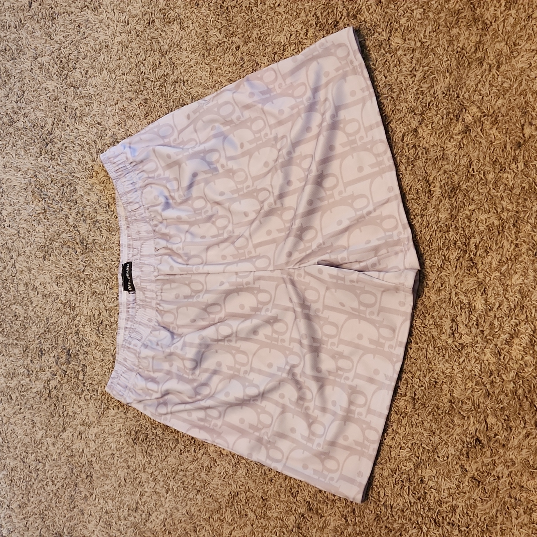 OffBrand Dior Gray Shorts OffBrand Dior Gray Shorts